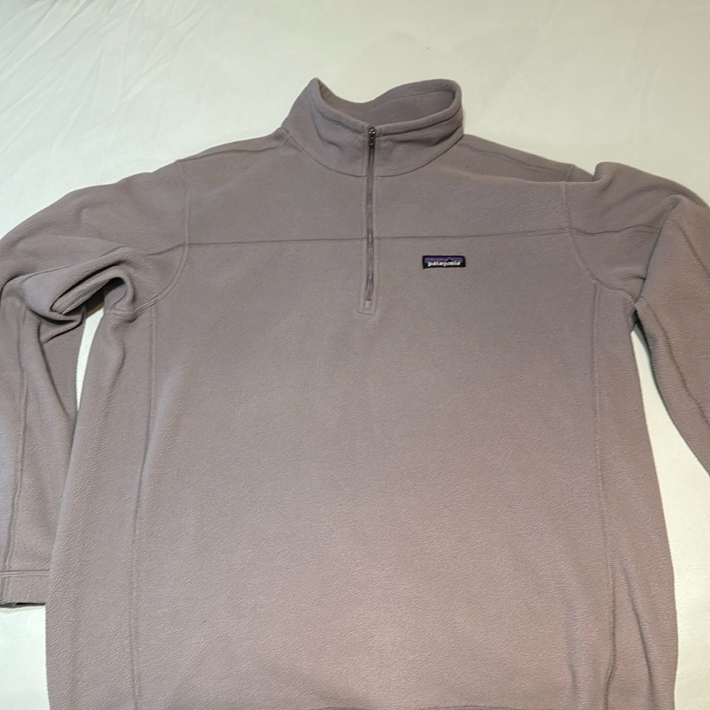 Fleece half zip pullover
